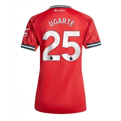 Manchester United Manuel Ugarte #25 Heimtrikot Frauen 2025-26 Kurzarm Manchester United Manuel Ugarte #25 Heimtrikot Frauen 2025-26 Kurzarm